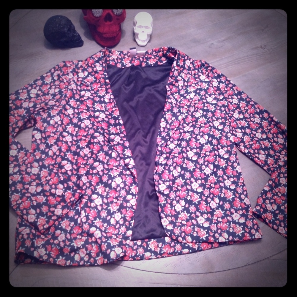 Floral Casual Business Jacket